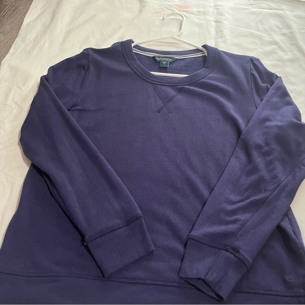 Nautica Men's Long Sleeve Crew Neck Sweater Medium 10/12/Navy - Picture 11 of 15